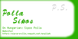 polla sipos business card